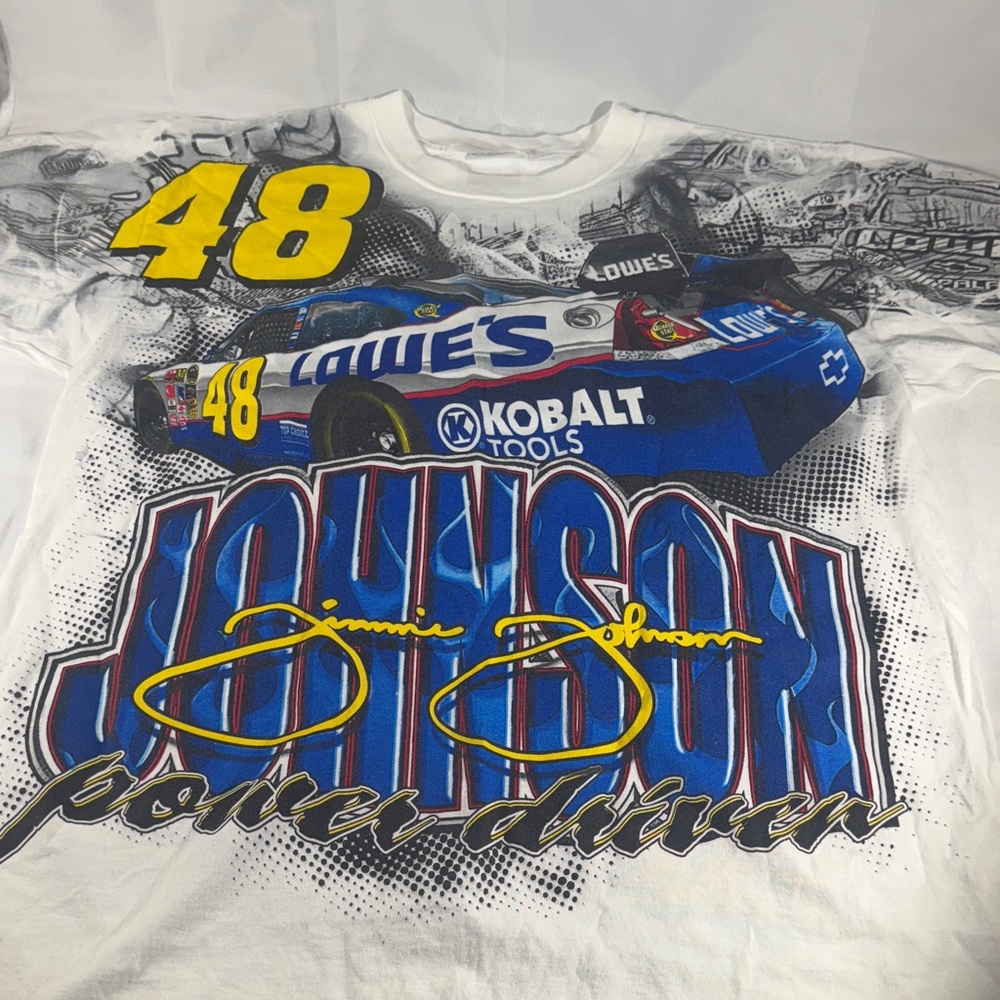 2010 Jimmie Johnson AOP T-Shirt Lowe’s racing